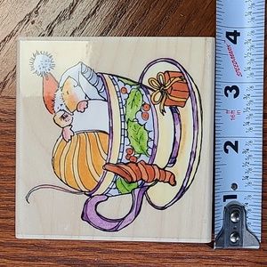 Brand New Penny Black Wood Mounted Stamp! Never Used! So Cute!!